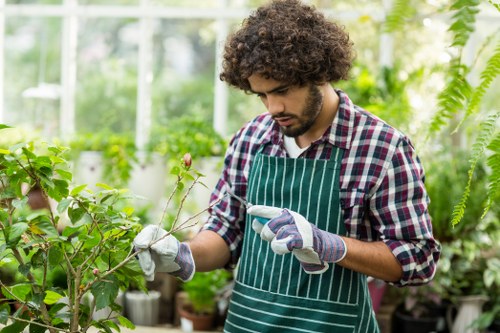 Seasonal garden maintenance activities in Southfields